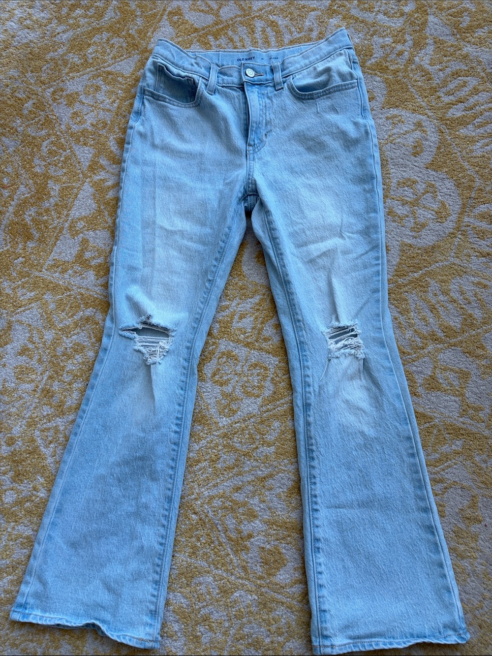 Light Blue girl’s High rise Flare Jeans Old Navy